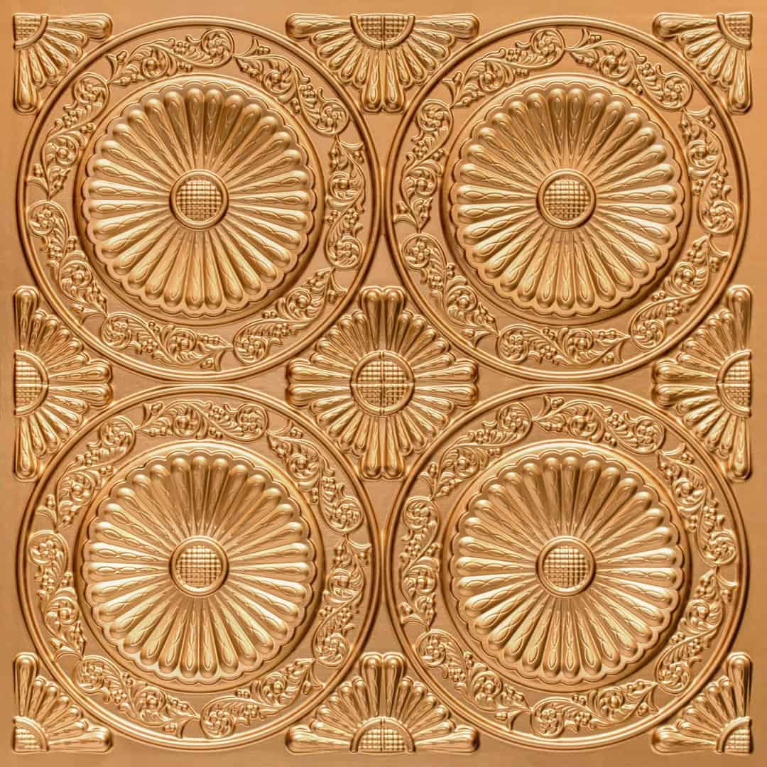 Modern PVC False Ceiling - 60x60 cm Radial Design