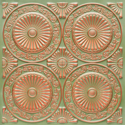 Modern PVC False Ceiling - 60x60 cm Radial Design