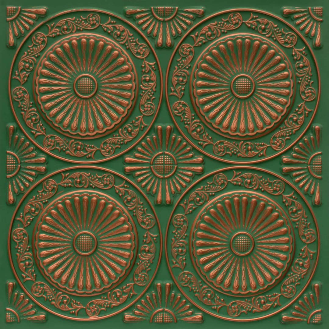 Modern PVC False Ceiling - 60x60 cm Radial Design