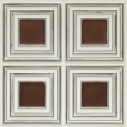 Modern PVC False Ceiling - 60x60 cm Square Design