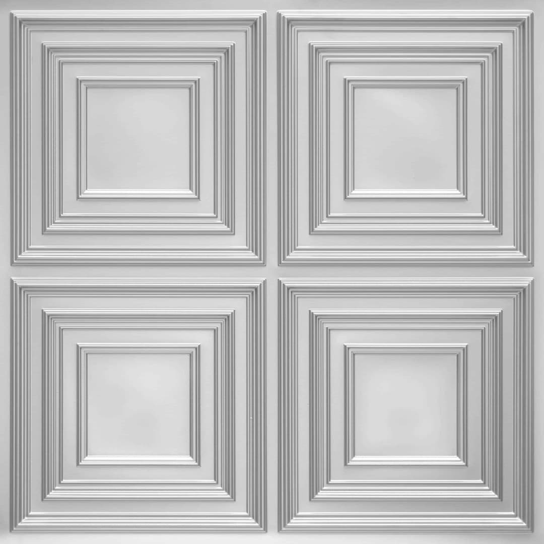 Modern PVC False Ceiling - 60x60 cm Square Design
