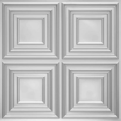 Modern PVC False Ceiling - 60x60 cm Square Design