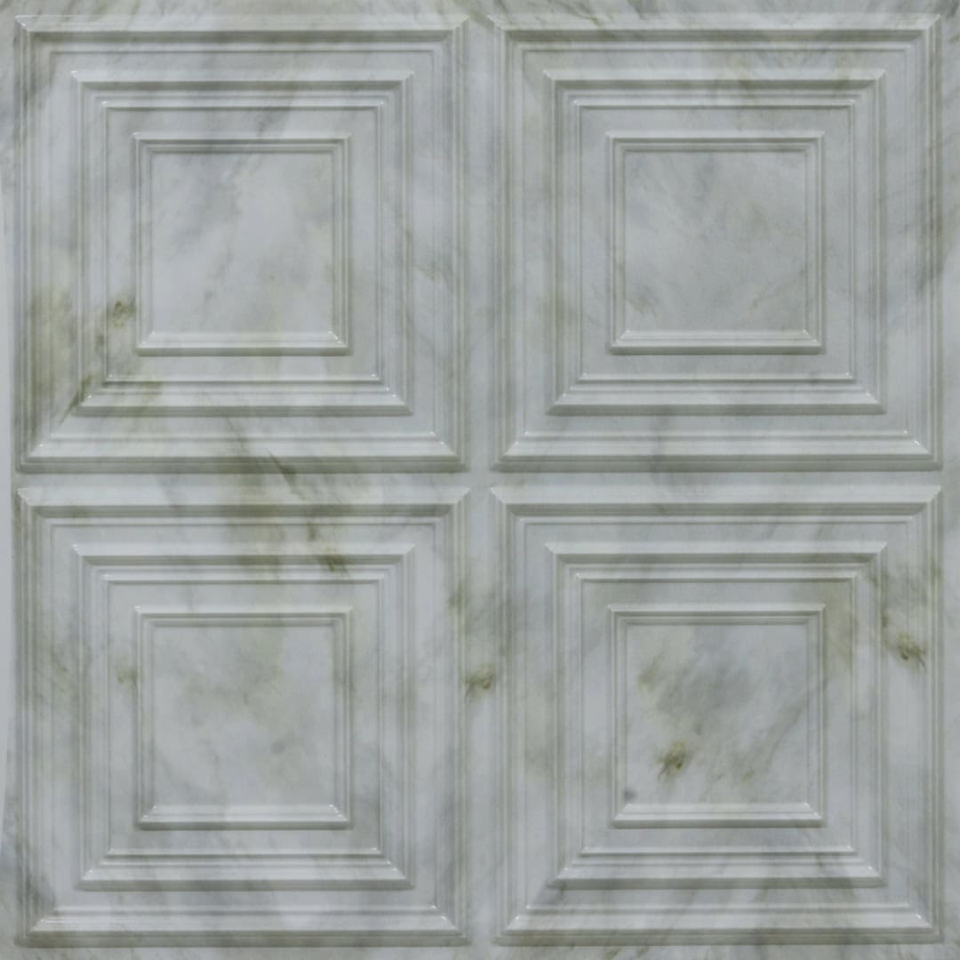 Modern PVC False Ceiling - 60x60 cm Square Design