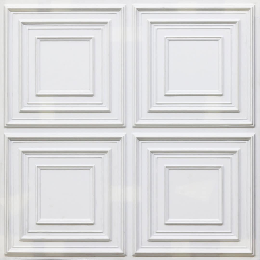 Modern PVC False Ceiling - 60x60 cm Square Design