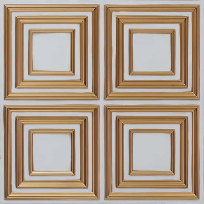 Modern PVC False Ceiling - 60x60 cm Square Design
