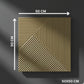 Gold 3D Wall Panels Stripe Design