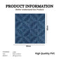 Electric Blue Self Adhesive Panels triangle Design