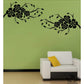 Swirl Floral Wall Design Stencil (KHS381)