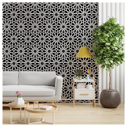 orange wall stencils