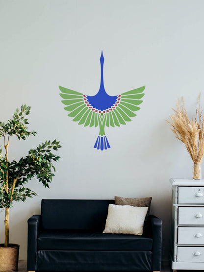 wall creeper stencil