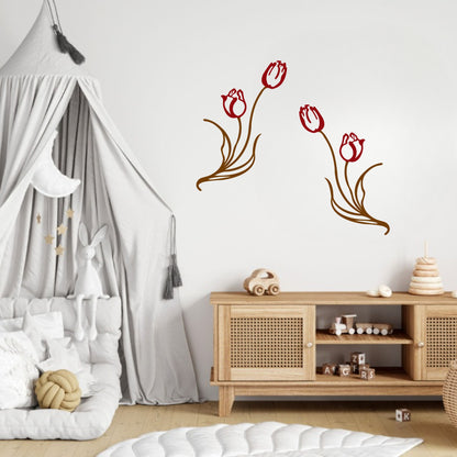Wall art stencil for modern home decor ideas