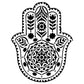 Hamsa Mandala Design Stencil for Wall Painting (KDMD1489)