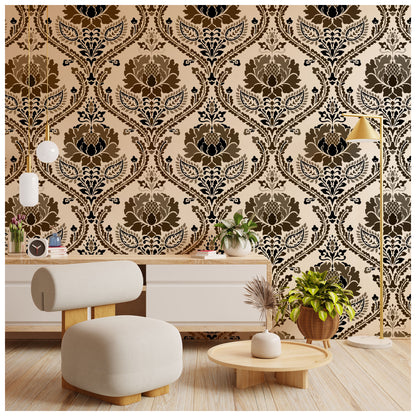 total wall pattern stencil sheet