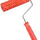 17.8 cm Paint Roller for Wall Painting Classic Net Geometric Embossing Texture Rubber Roller