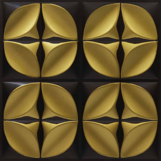 Antique Brass Flower Design PVC Ceiling Panel