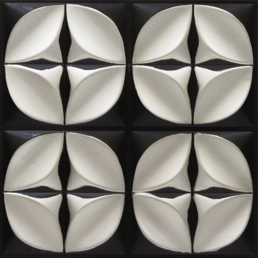 Antique Silver Flower Design PVC Ceiling Panel