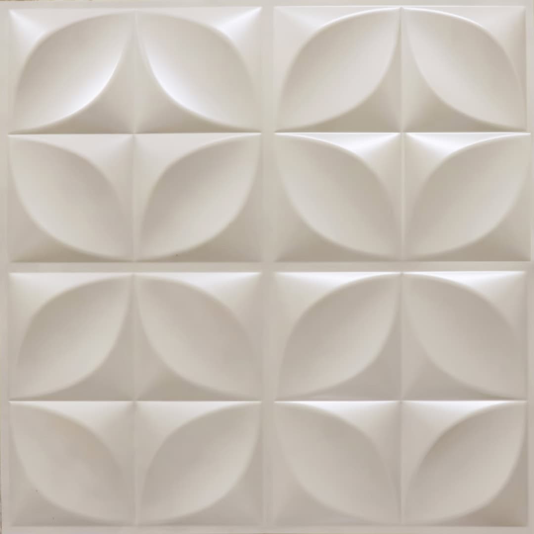 White Pearl Flower Design PVC Ceiling Panel 