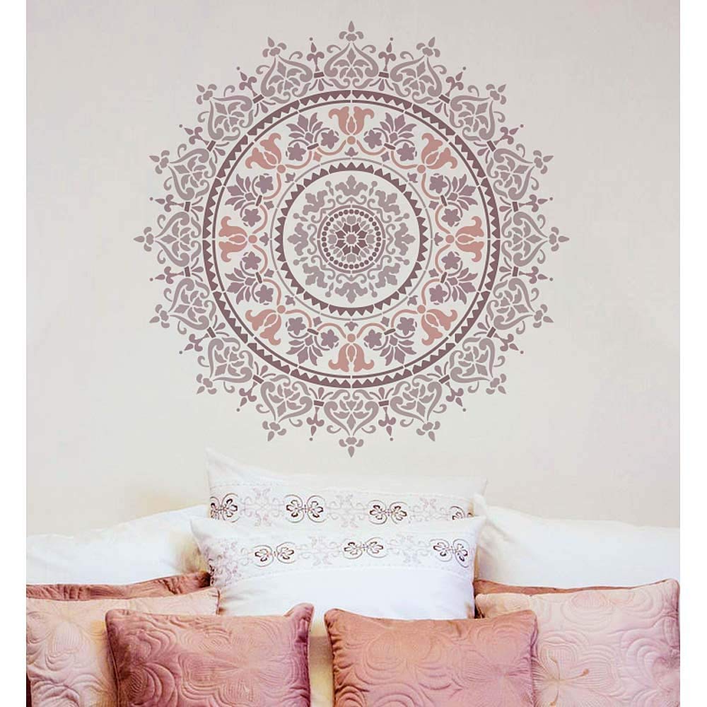 Urban Art Mandala Design Stencil for Wall Painting (KDS36060)