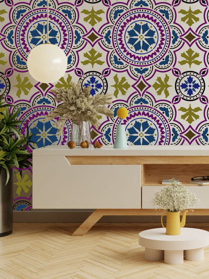 stencil design for wall painting