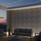 White Marble 3D Wall Panels Stripe Design