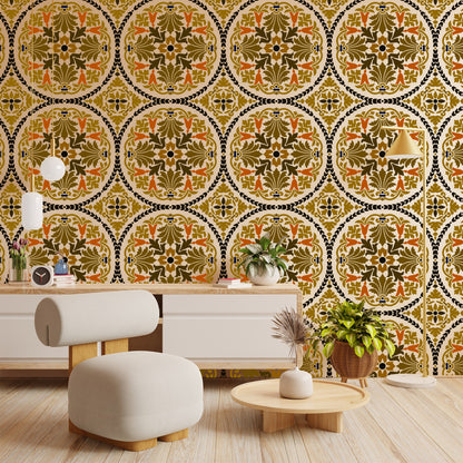 Reusable design stencil for wall and furniture painting