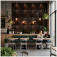 Black Wood 3D Wall Panels Stripe Design