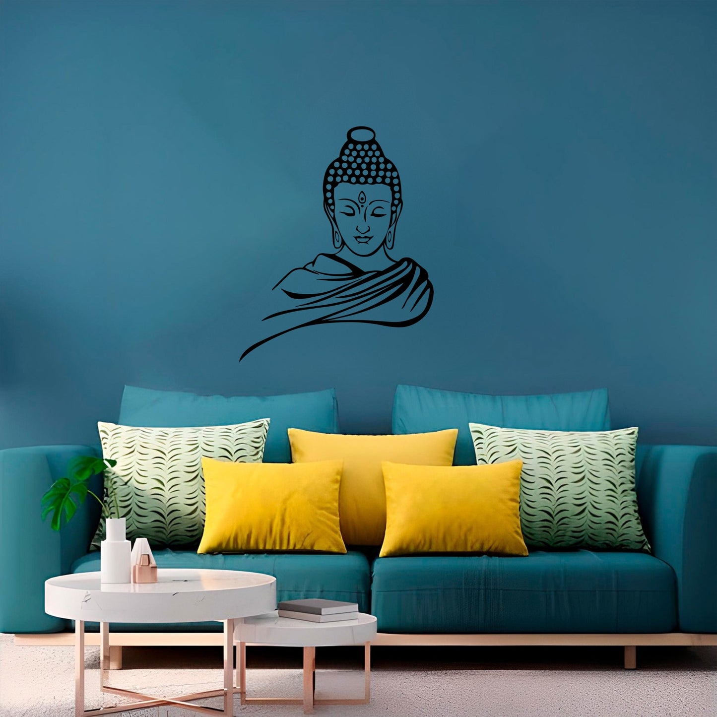 Lord Buddha Wall Stencil (KHS328) Size- 40x60cm