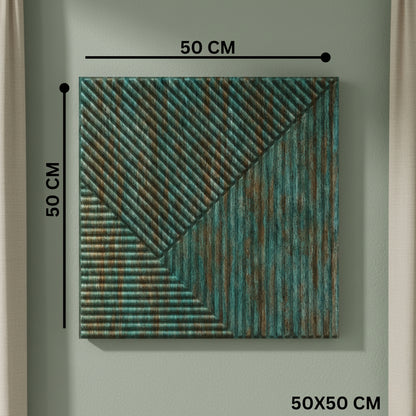 Rustic Wood 3D Wall Panels Stripe Design