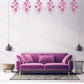 Swirl Floral Wall Design Stencil (KHS384) Size-40X60