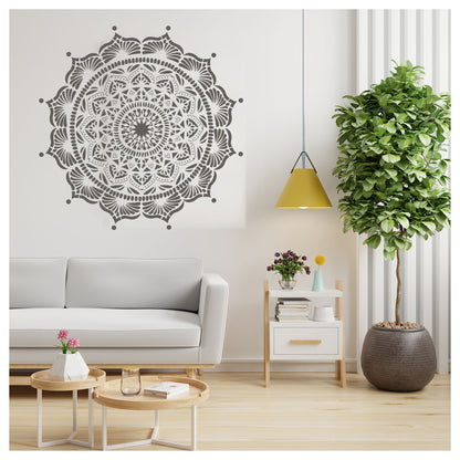 Multi-purpose stencil for painting and decoration projects