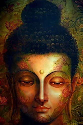 Roller Blind for Window-Gautama Buddha Design Size-2