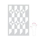 Latest Large Kalipso Allover Paint Wall Design Stencil -Pack of 1.