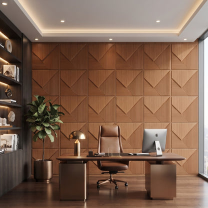 3D Wall Panels for Home Decor PVC Plaina Design 50X50 cm