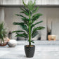 Artificial Palm Tree for Home Decor with Pot and 1 Stem