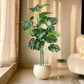 Artificial Monstera Plant with Pot for Home Decor