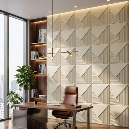 3D Wall Panels for Home Decor PVC Plaina Design 50X50 cm