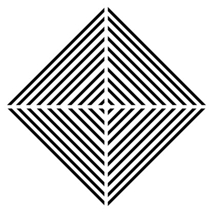 Plastic stencil template for painting and craft projects
