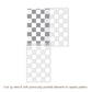 Latest Check Tiles Design Stencils for Wall Painting (KDRDSS1114-2436)