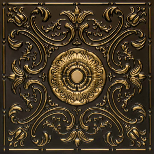 Modern PVC False Ceiling - 60x60 cm Damask Design
