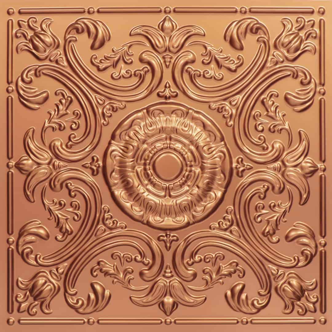 Modern PVC False Ceiling - 60x60 cm Damask Design