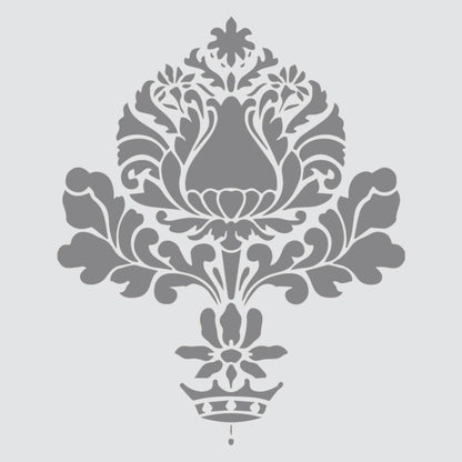 wall painting stencils flower