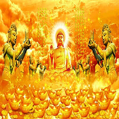 Roller Blind for Window-Gautama Buddha Design Size-10