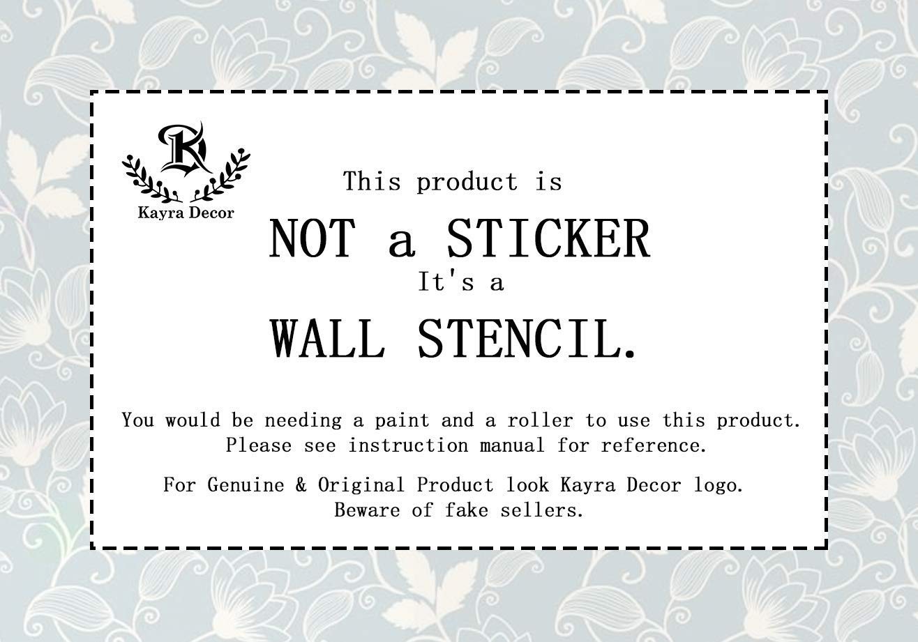 Urban Art Mandala Design Stencil for Wall Painting (KDS36060)