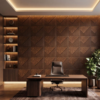 3D Wall Panels for Home Decor PVC Plaina Design 50X50 cm