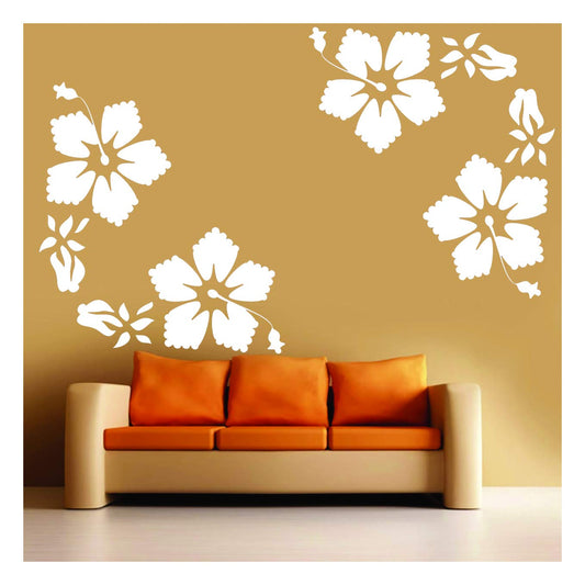 Floral Wall Design Stencil (KHSNT218)