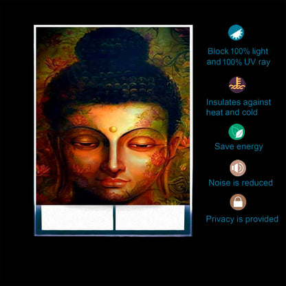 Roller Blind for Window-Gautama Buddha Design Size-2