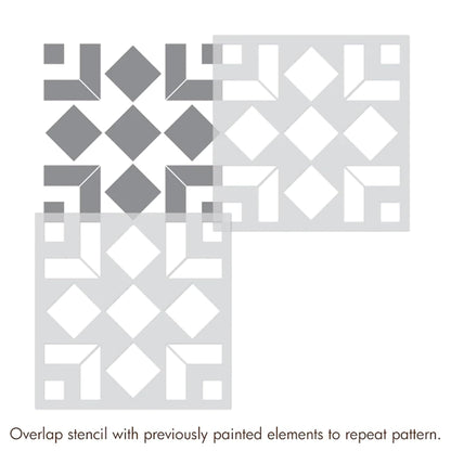 Reusable stencil for wall painting and home decoration