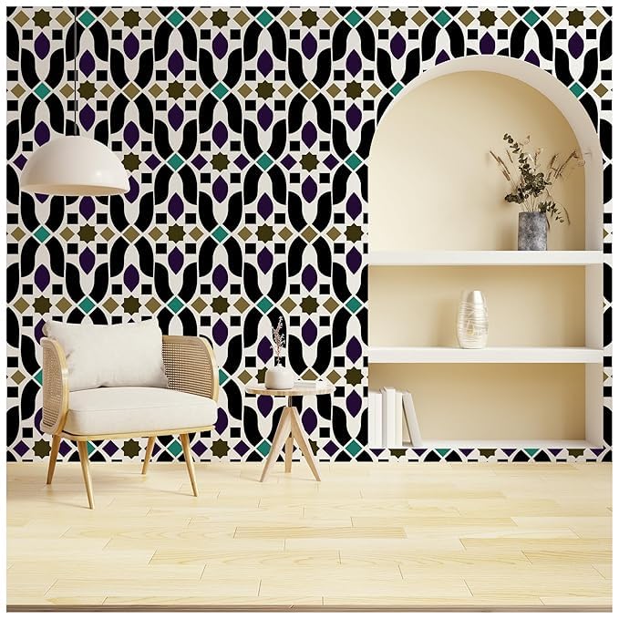 Stencils for Wall Painting (Size 91 X 122 cm)  Deepika Trellis