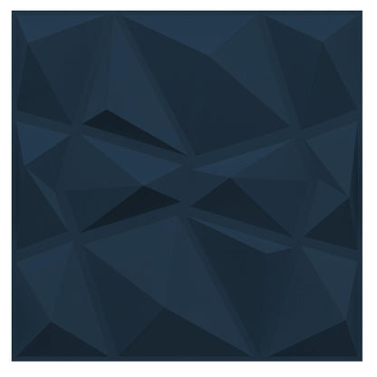 Navy Blue 3D Wall Panels Stone Design