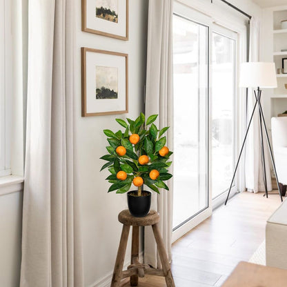 artificial orange plant